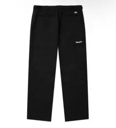 HUF DICKIES DOUBLE KNEE TROUSERS BLACK