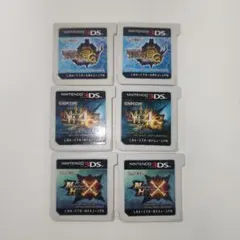 モンスターハンター クロス・4G・3G 6本セット 3DS 動作確認済み