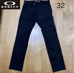 【複数割】オークリーOAKLEYスカル　ゴルフパンツ　黒　32 M〜L