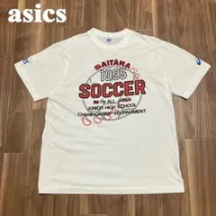 ト*ム様 asics サッカー 半袖　Tシャツ 1995 埼玉　XO シングルス
