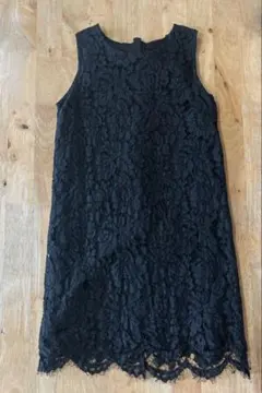 ワンピース　黒　レース　150