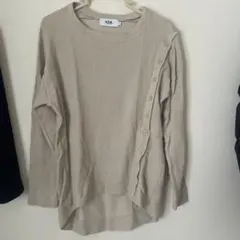 AZUL by MOUSSY ベージュ 長袖トップス M