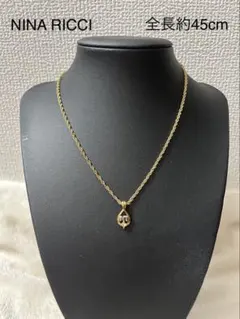 NINA RICCI ニナリッチ ゴールド ネックレス 約45cm