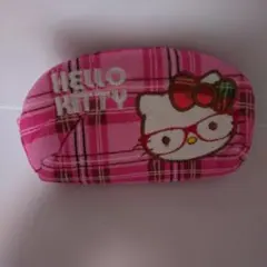 ハローキティ 小型ポーチ ピンク　レトロ