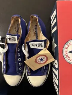 【新品未使用】【希少】【USA製】コンバースオールスター　コバルトブルー24.5