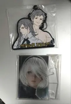 NieR nier 15周年記念くじ D賞ミニアクリルパネル E賞ラバー A2 - メルカリ