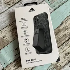 adidas iPhone 12 Pro Maxケース　ブラック迷彩