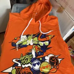 ZUMBA フード付きタンクトップ オレンジ