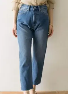 アーバンリサーチ　URBANRESEARCH スリムストレートカットオフデニム