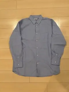 UNIQLO ＋J　ブロードシャツ/レギュラーカラー XL 62 BLUE