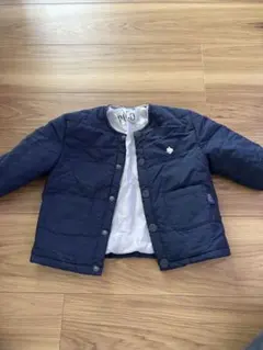 ネイビー キルティングジャケット 80