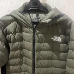THE NORTH FACE フード付きダウンジャケット オリーブグリーン