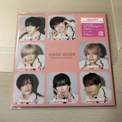 なにわ男子 HARD WORK 期間生産限定CD