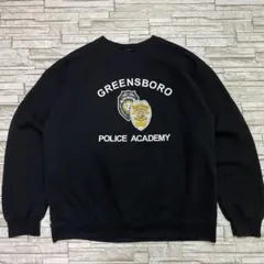 90s ヴィンテージ スウェット POLICE アカデミー USA古着