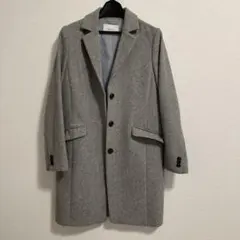 シンプリシテェ　チェスターコート　グレー