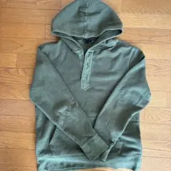 OLD GAP ヘンリーネック フーディ パーカー オリーブ