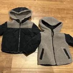 COMME CA ISM ダウン ジャケットアウター　双子