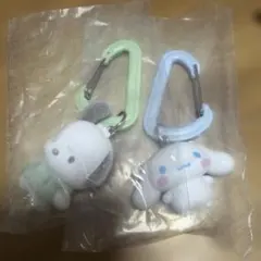サンリオ　カラフルカラビナマスコットチャーム　ポチャッコ　シナモロール