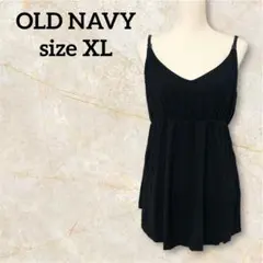 OLD NAVY 【XL】ブラック ノースリーブチュニック