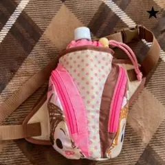 チップ&デール☆色々入るポケット付き❤️ペットボトルホルダー　ケース