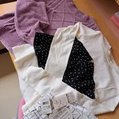 まとめ売り☆ティーンズ　earthニット、UNIQLOチュニック