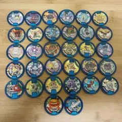 青フレーム 妖怪メダル 32枚セット