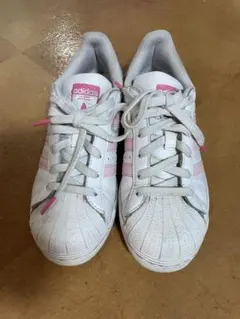 adidas SUPERSTAR ホワイト/ピンク/ブルー