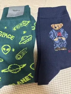 宇宙デザインソックス & Polo Ralph Lauren ソックスセットのサムネイル