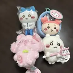 未開封】ちいかわ ハチワレ うさぎ クリスマス マスコット 3点セット