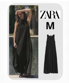 ZARA トレンチフレアミディワンピース M - メルカリ