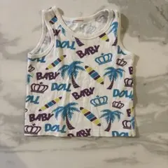 BABYDOLL タンクトップ 総柄 100cm