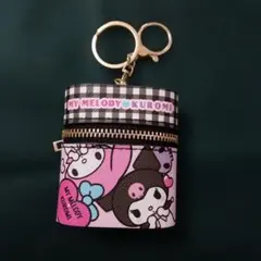 MY MELODY & KUROMI キーホルダー付きポーチ マイメロ　クロミ