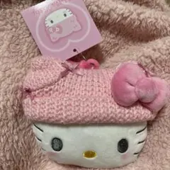 ハローキティ フェイス型ミニポーチ