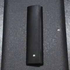 モンブラン三本挿しペンケースのグリーン美品 - メルカリ