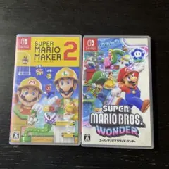 スーパーマリオメーカー2＆ワンダー 2本セット Switch