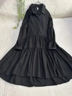 ブルーイースト　ダブルティアードシャツワンピース　Ｆ