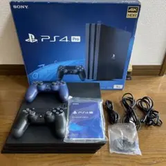 PS4 Pro 1TB CUH-7200B本体 [コントローラー2個付き]