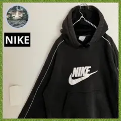 NIKE 銀タグ 鬼フェード 刺繍スウッシュ裏起毛 ナイキ スウェット パーカー