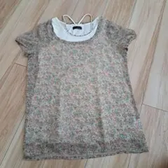 NATURAL BEAUTY BASIC 花柄シアーTシャツのサムネイル