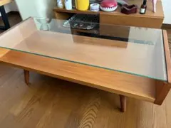 unicoウニコ ecco エッコ シリーズ ガラスセンターローテーブルのサムネイル