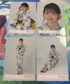 櫻坂46 中嶋優月 生写真 2025年 浴衣 コンプ UVケース2枚付きセット