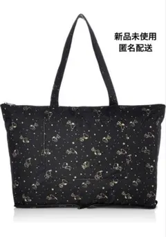 折りたたみトートバッグ キャリーオン可能　スヌーピー