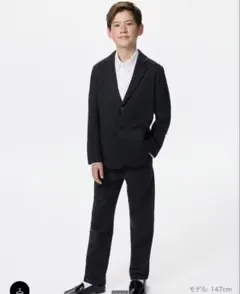 UNIQLO フォーマルスーツ 150サイズ黒