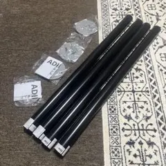 イケア IKEA ADILS (オディリス) ブラック4本セット 固定パーツ付き