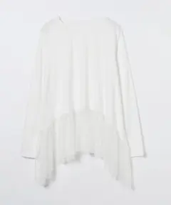 ジーナシス　レースドッキングロンTEE ドットチュール