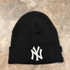 NEWERA ニューヨークヤンキース 黒 ニットビーニー