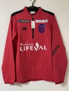 FC東京ウェア　長袖ハーフジップ 2023 FC東京 スタッフ着用 ウォームアップハーフジップトップ