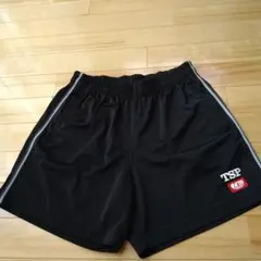 TSP 卓球用 ブラックショートパンツ M