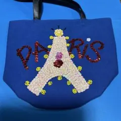 curly collection バッグ　スパンコール　刺繍　トートバッグのサムネイル