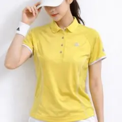 adidas アディダス ゴルフウェア ポロシャツ L 半袖 レディース